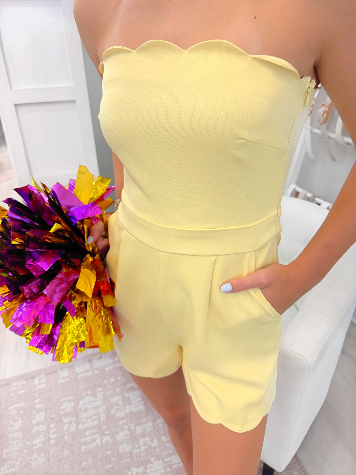 Scalloped Edge Romper