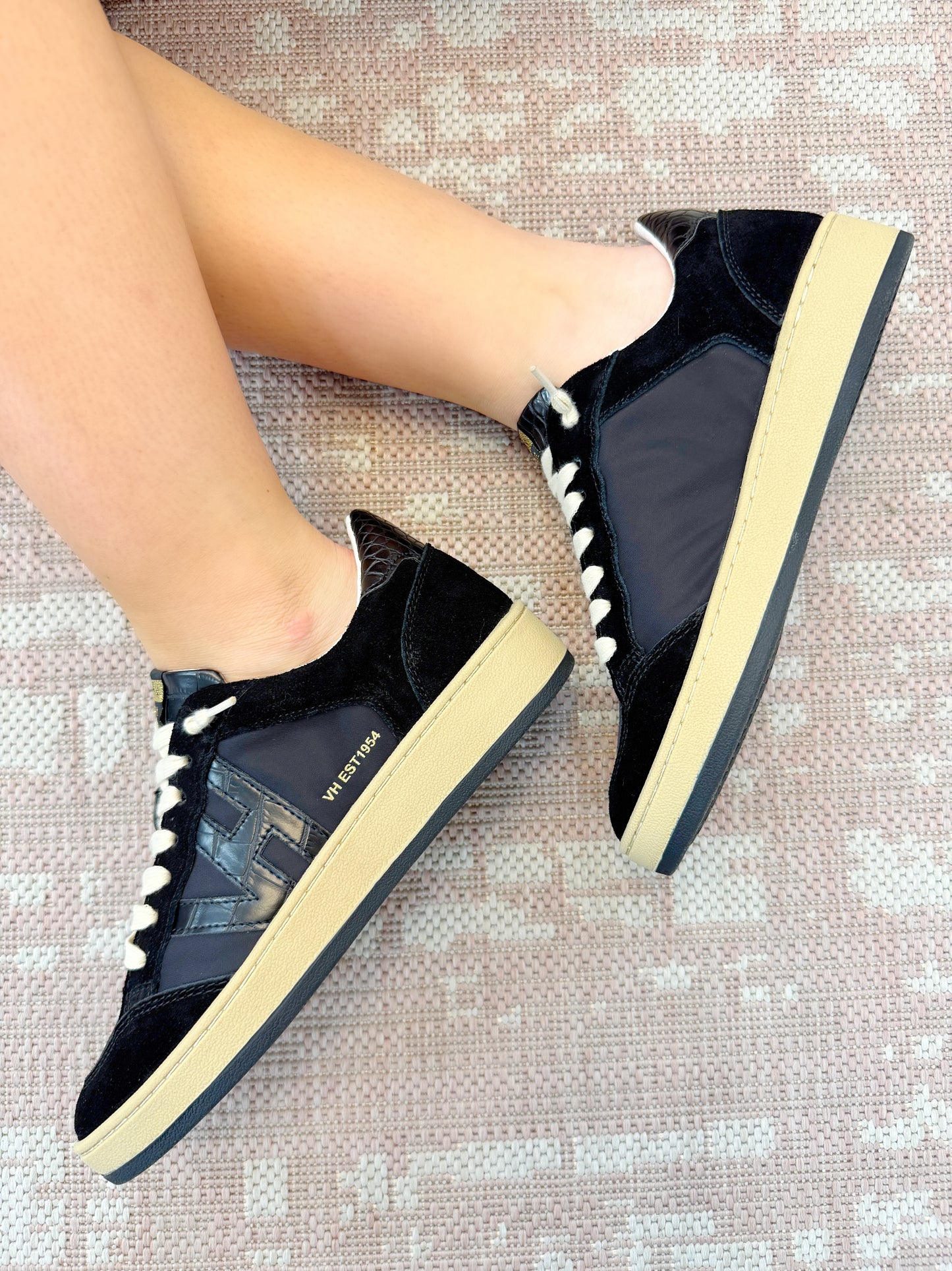 Black Crocs Low Top Sneakers