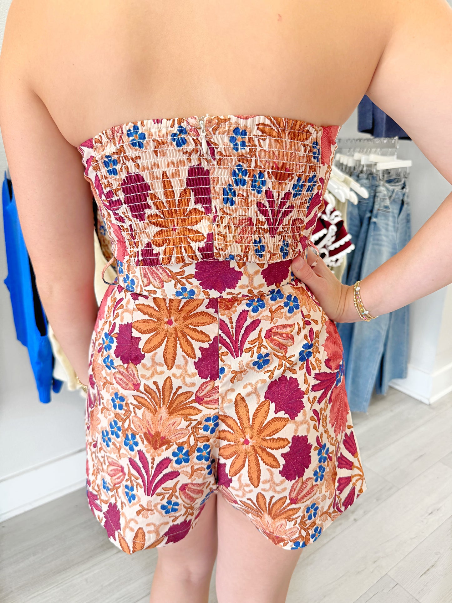 Natalia Floral Romper