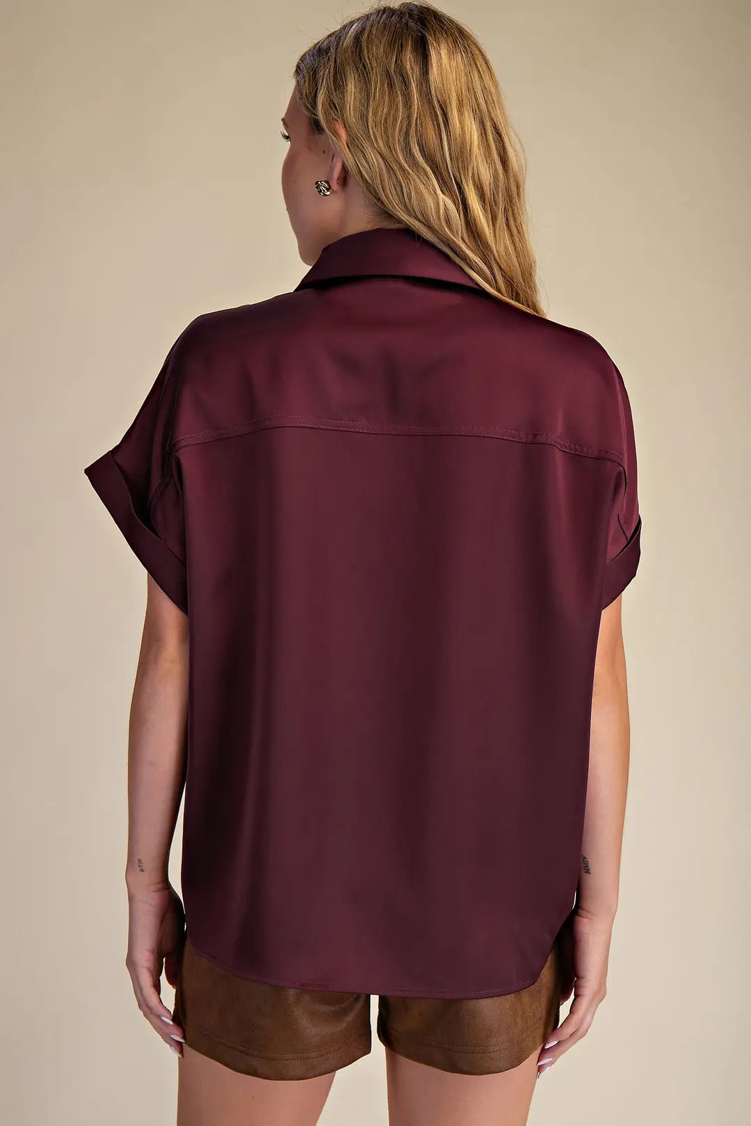 Collar Neck Button Down