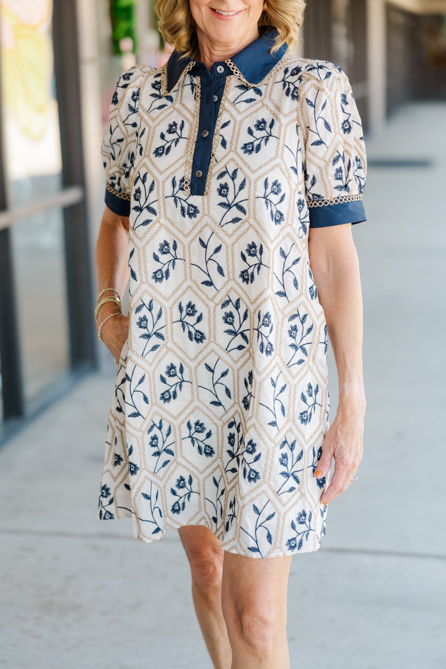 Floral Embroidered Dress