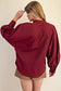 Front Lace Up Long Sleeve Top
