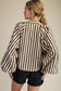 Dolman Lace-Up Blouse