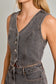 V-Neck Sleeveless Romper