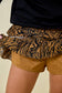 Tiger Print Tiered Skirt