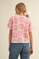 Floral Knit Puff Sleeve Top