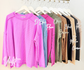 Ribbed Round Neck Top