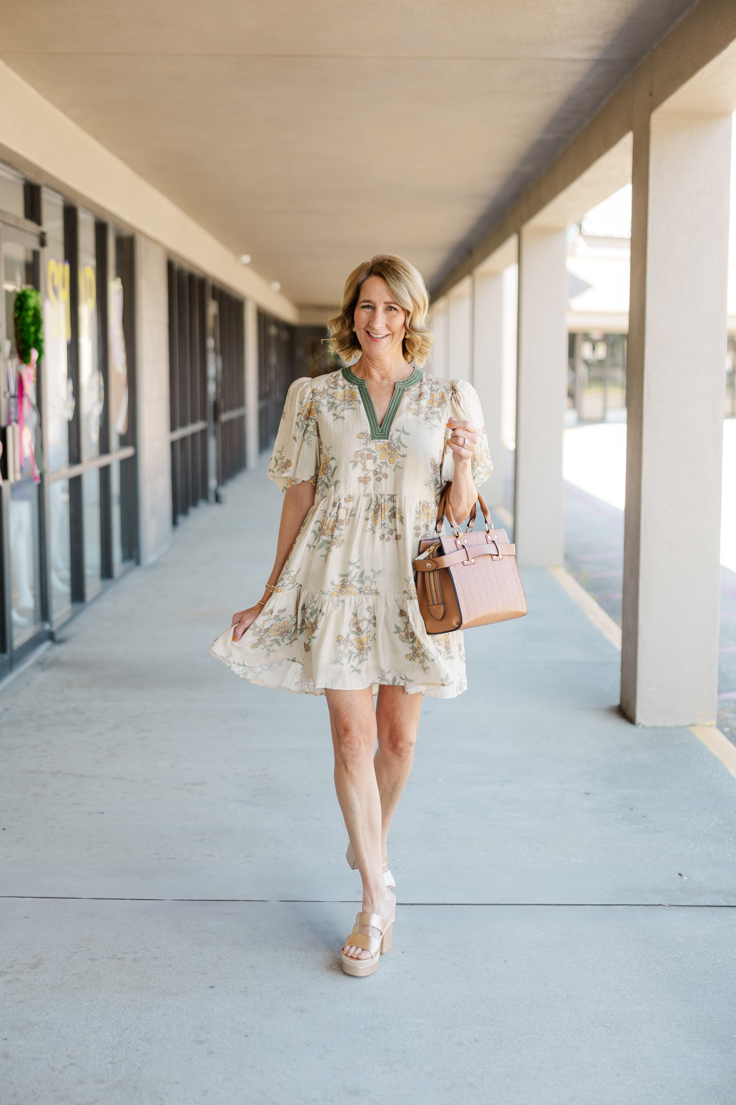 Puff Sleeve Dress