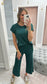 Ribbed Round Neck Top