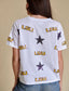 All Over Sequin Boxy Tee