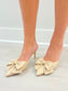 Women's heel, dressy heel, bow heels, slip on heels, classy heel, date night heel, trendy heel, trendy slip on heel, comfy heels, boutique heels, bow boutique heels, prom heels, homecoming heels, ball heels