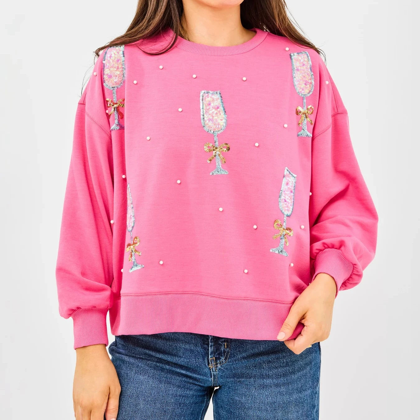 cheers sweatshirt, new years top, holiday sweater, trendy sweater