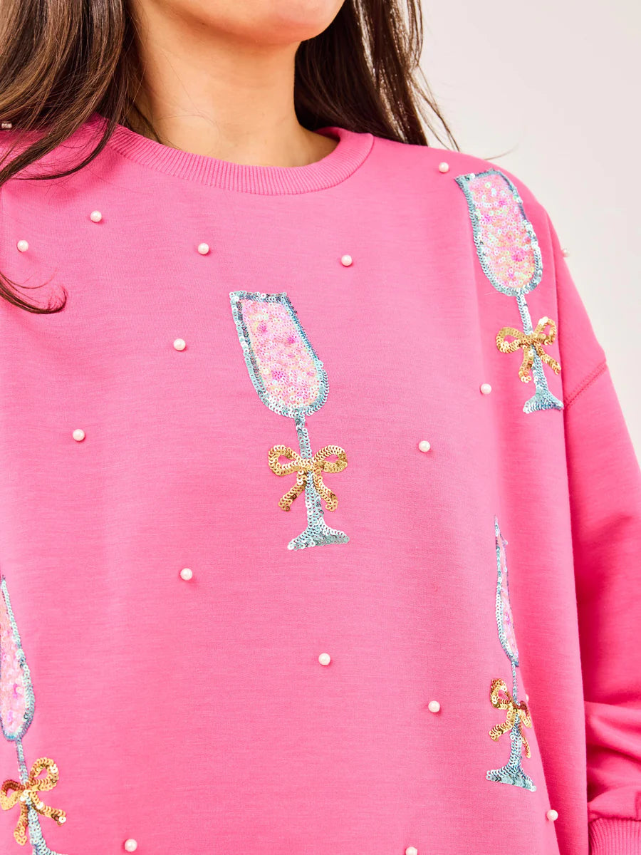cheers sweatshirt, new years top, holiday sweater, trendy sweater