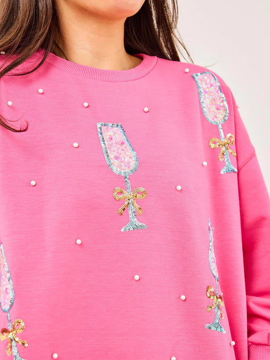cheers sweatshirt, new years top, holiday sweater, trendy sweater