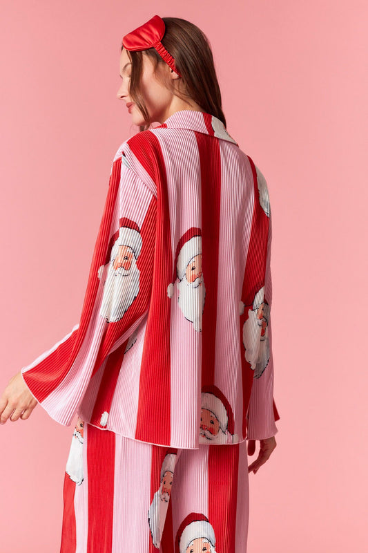 holiday pajamas, pj set, soft pjs, long sleeve pjs