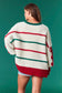holiday sweater, long sleeve christmas sweater, sweater, trendy sweater