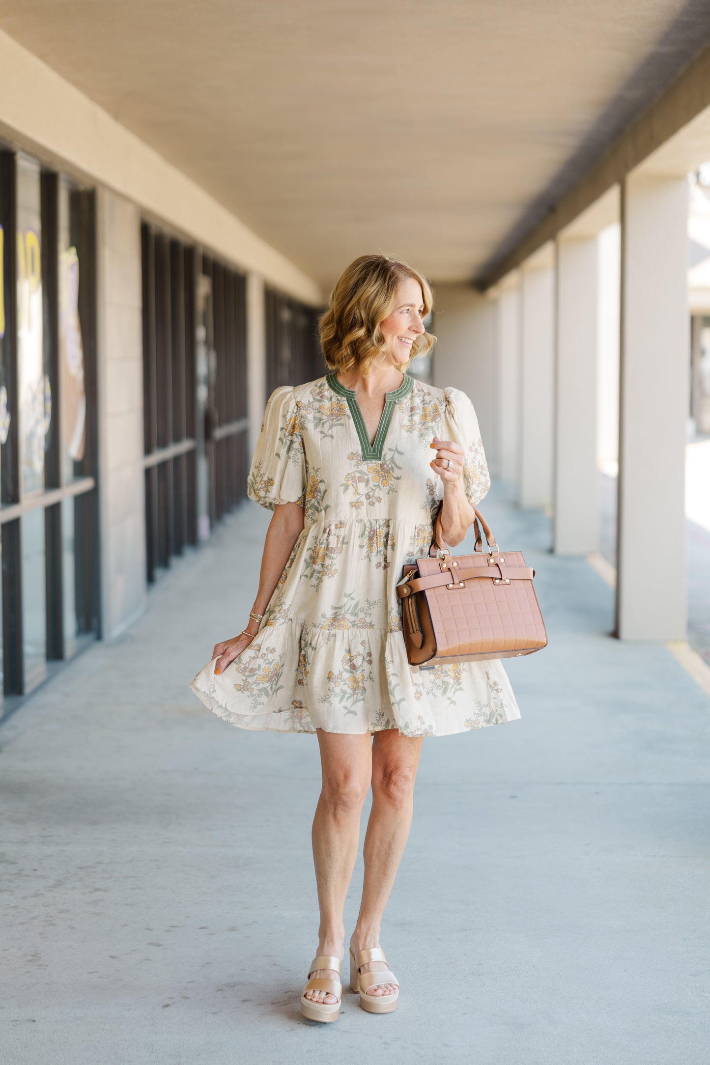 Puff Sleeve Dress