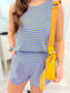 Game Day Stripe Knit Set