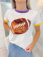 Sequin LSU Football Tee