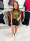 Knit Mock Neck Top