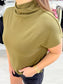 Knit Mock Neck Top