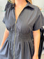 Smocked Midi Dress
