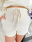Cropped Sweatshirt & Shorts Set
