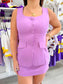 Sleeveless Round Neck Romper