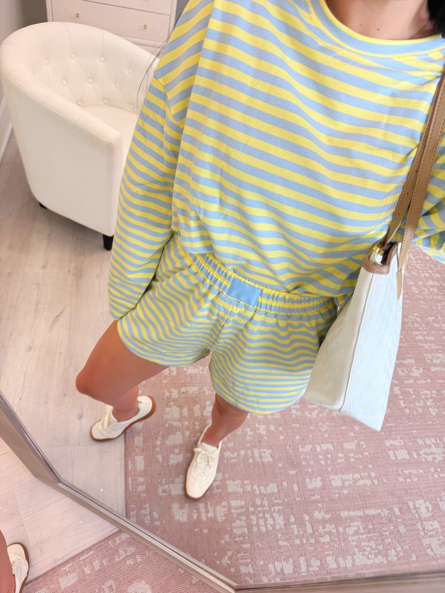 Striped Terry Set