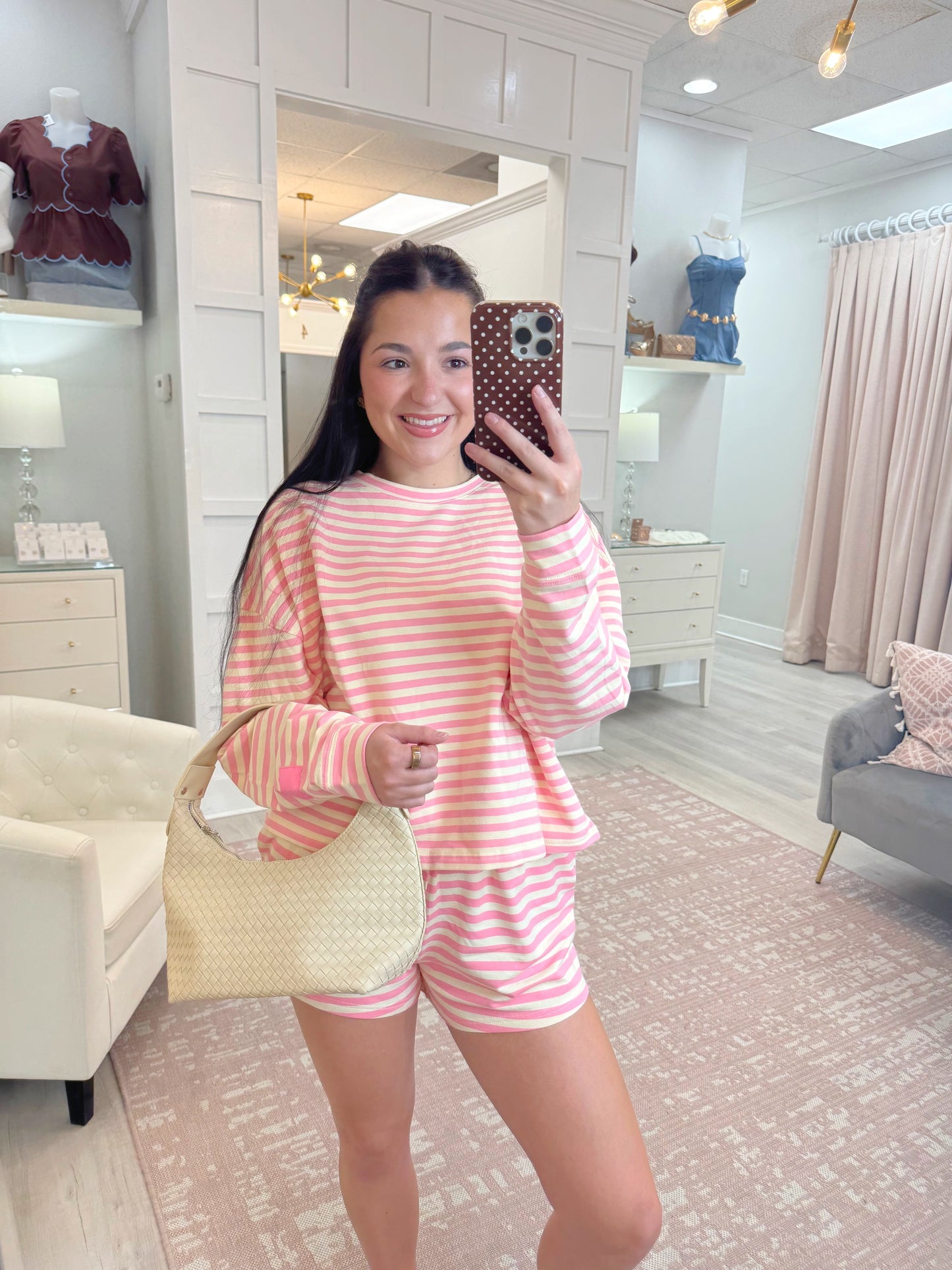 Striped Terry Set