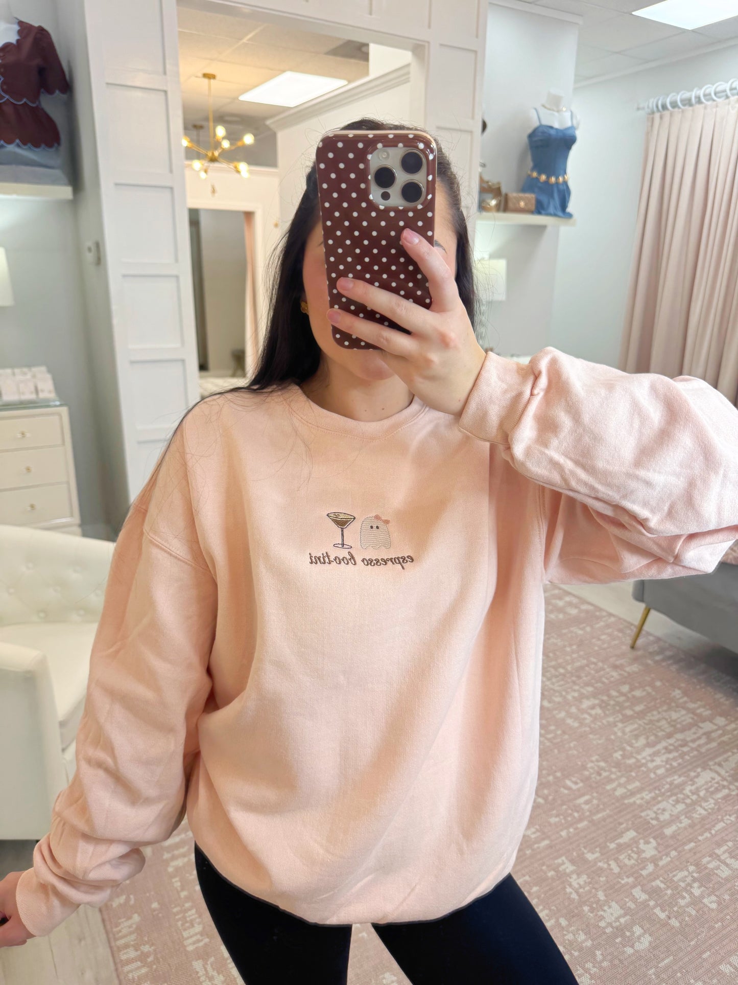 Espresso Bootini Sweatshirt
