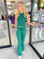Ribbed Top & Flare Pant Set