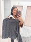 Mineral Wash Cable Knit Sweater