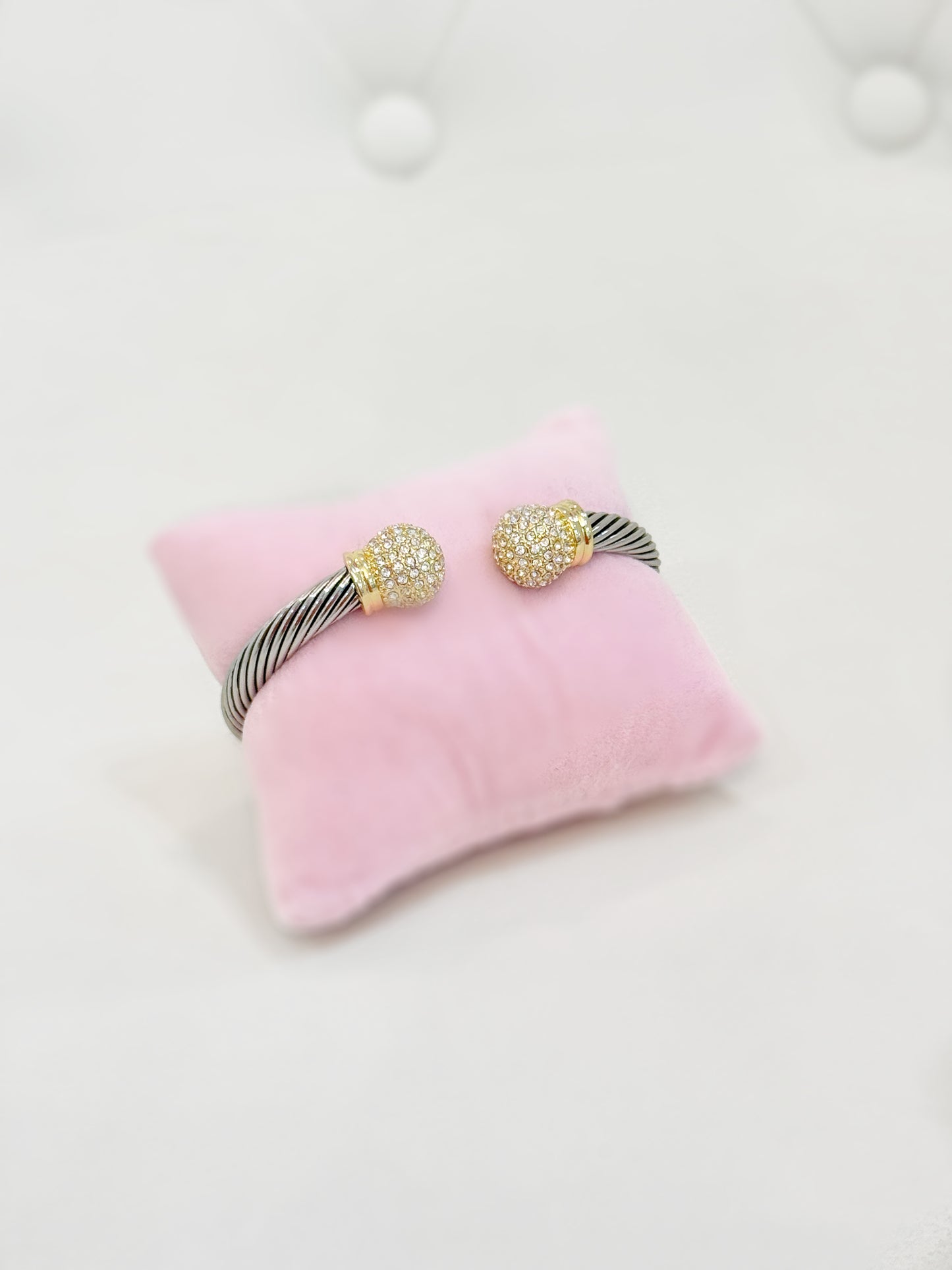 CZ Stone Metal Cuff