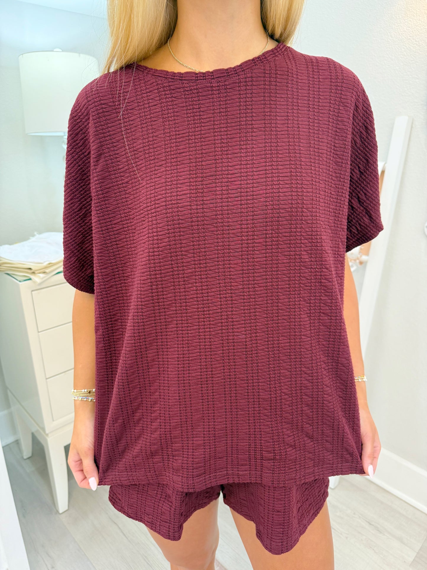 Textured Knit Set