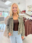 Leopard Print Denim Jacket