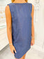 Sleeveless Ribbon Dress