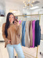 Ribbed Round Neck Top