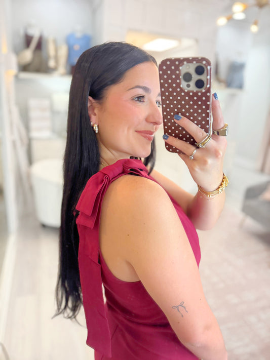 Bow Midi Dress
