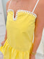 Poplin Dress With Stitching Detailing