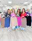 Ribbed V-Neck Long Sleeve Tops