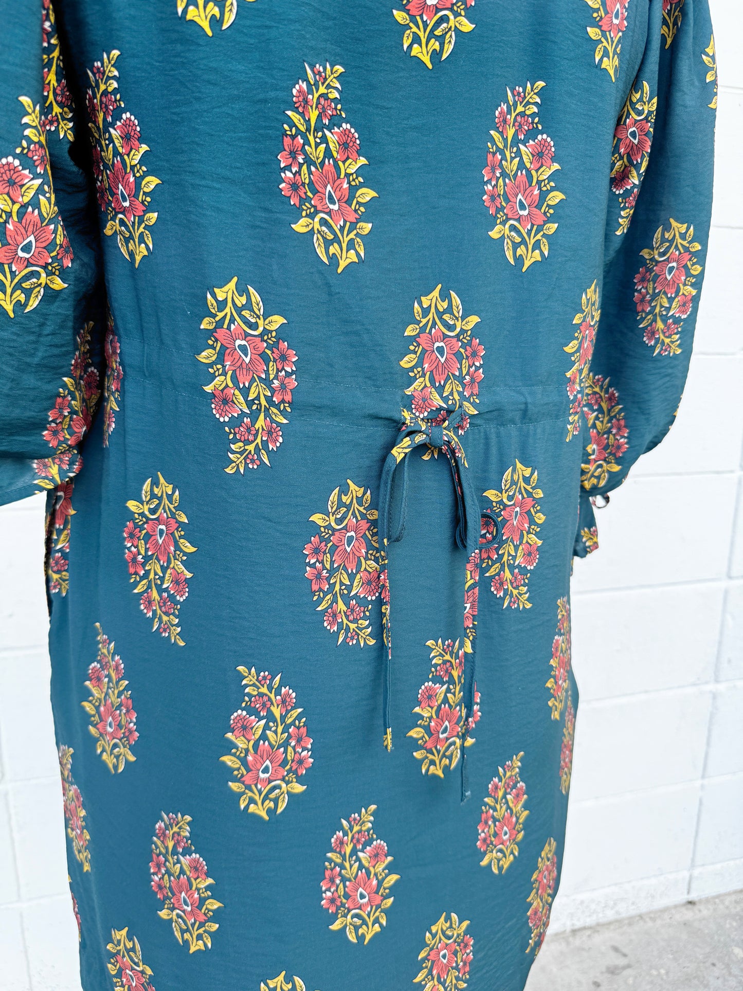 Floral Puff Sleeve Mini Dress