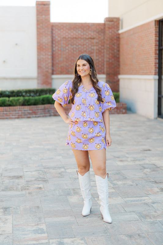 The Poplin Skort