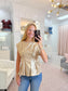 flare top, muscle top, gold top, sleeveless top