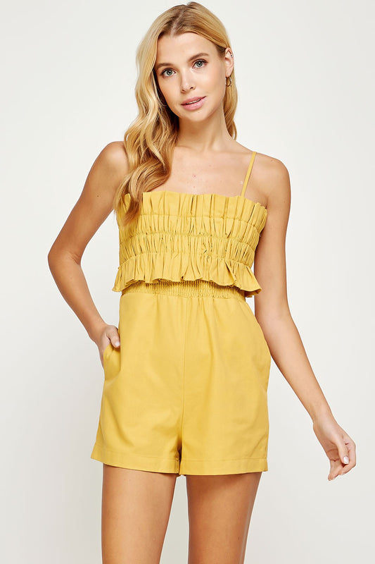 romper, sleeveless romper, gameday romper