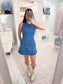 Game day dress, sleeveless dress, denim dress, flattering dress, dress with pockets, LSU denim dress, womens dress, sleeveless denim dress, flattering denim dress, Every day dress