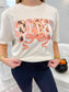 spooky tee, halloween tee, spooky t-shirt, spooky tee with bow, cream t-shirt, cream halloween tee
