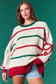 holiday sweater, long sleeve christmas sweater, sweater, trendy sweater