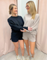 Fleece Long Sleeve & Shorts Set