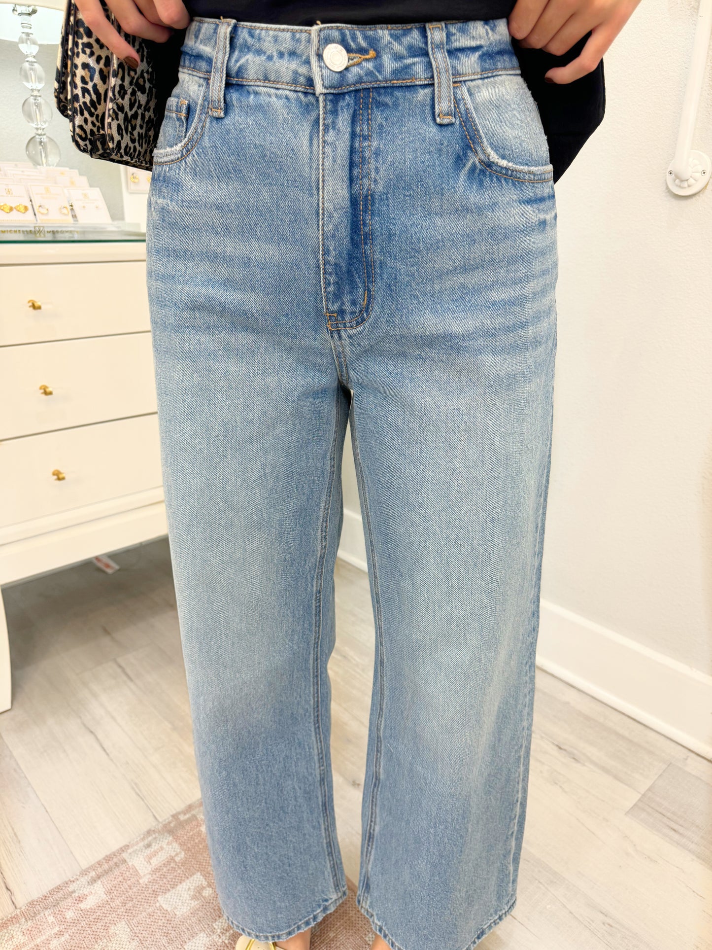 women's jeans, vervet jeans, wide leg jean, women's jean, wide leg, comfortable jean 